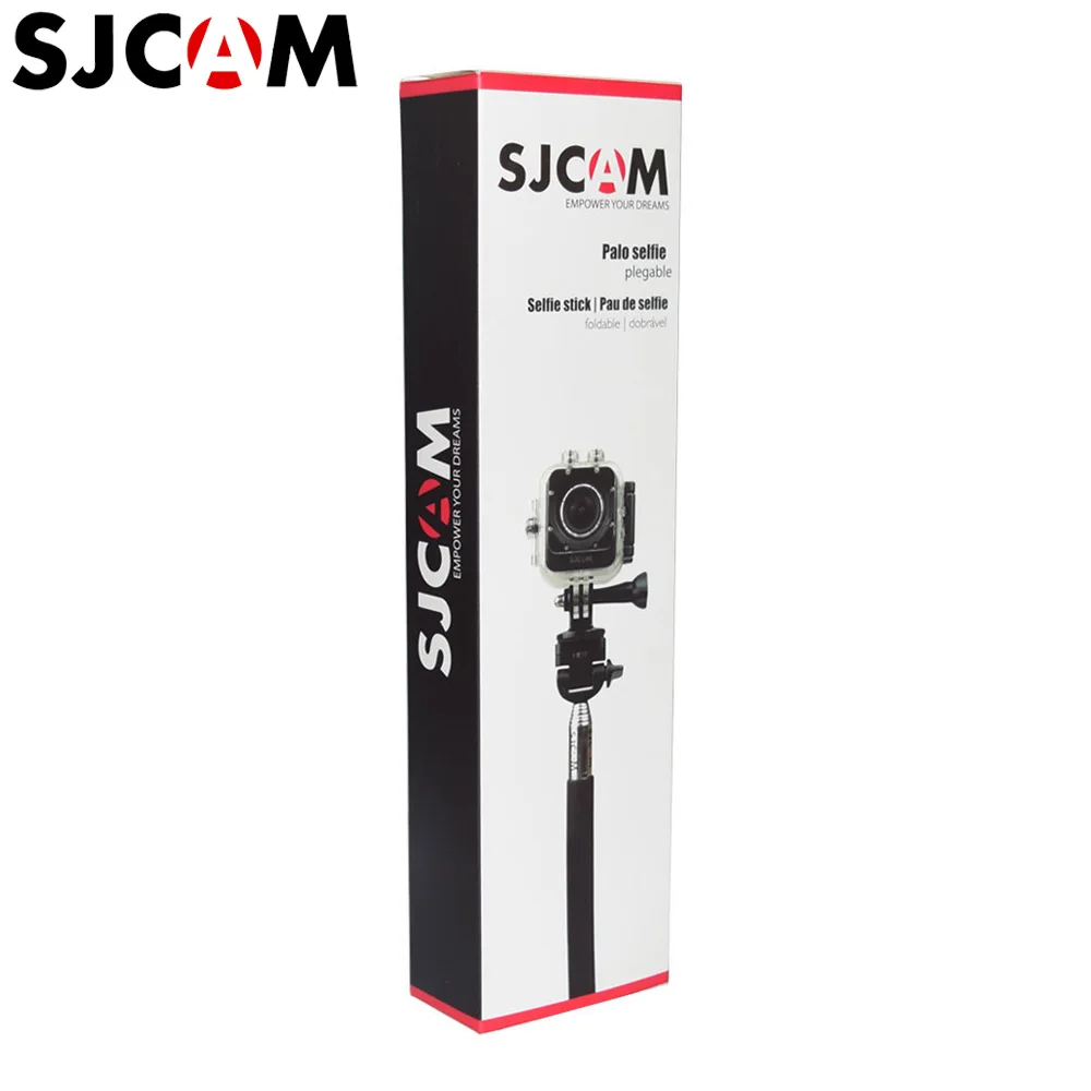 SJCAM алюминиевый ручной выдвижной монопод селфи палка штатив для SJ4000 SJ5000X Wifi Eken H9R Yi