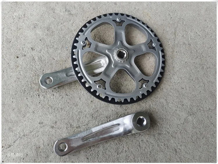 Велосипедный односкоростной зубчатый диск 46 зубьев алюминиевый сплав