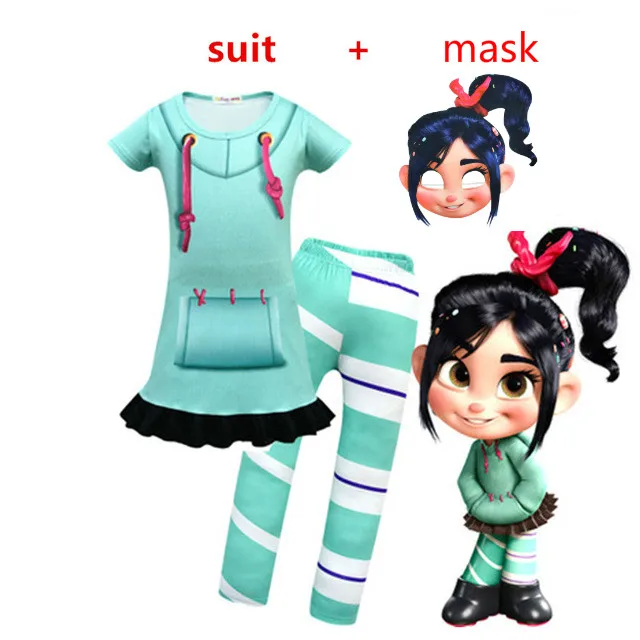 Новая одежда костюм на Хэллоуин ванеллопа фон швейцетца ралф2 Ральф разбивает