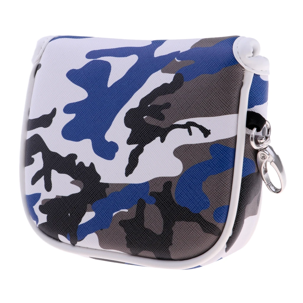 

Golf Mallet Head Cover Putter Cover with Magnetic Closure Golf Headcover Golfer Club Supplies Accessories Equipment