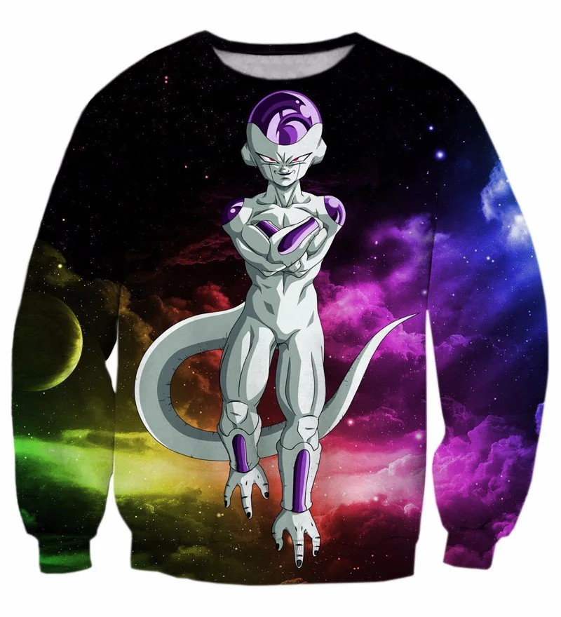 PLstar Cosmos Новая модная Толстовка аниме Dragon Ball Z Kid Goku and Master Roshi 3d принт для мужчин и женщин пуловер с круглым вырезом - Цвет: color as the picture