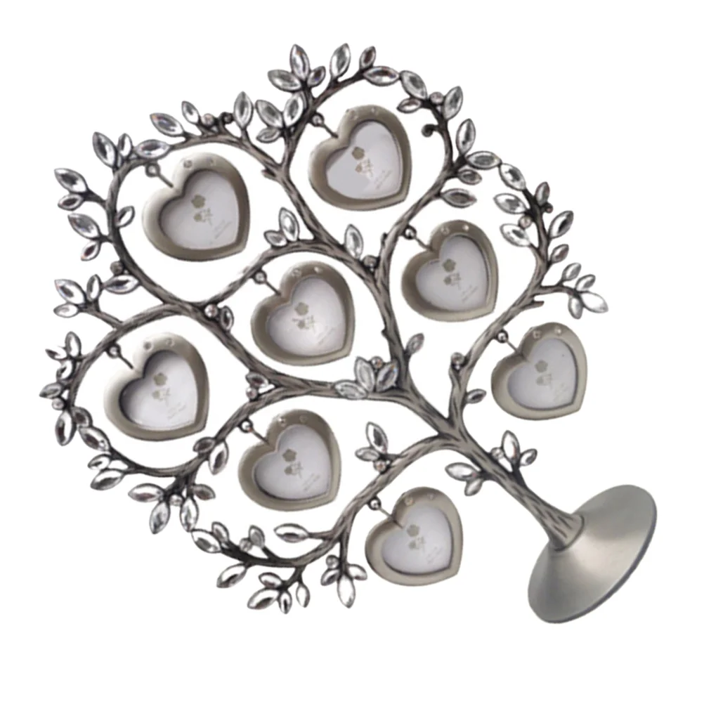 

1pc Wedding Ornament Photo Frame Unique Picture Frame Tree-shaped Photo Holder