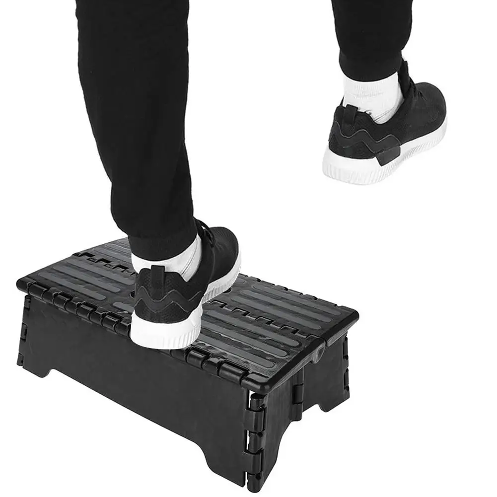 Портативный дорожный складной ступенчатый стул черная ступенчатая лестница