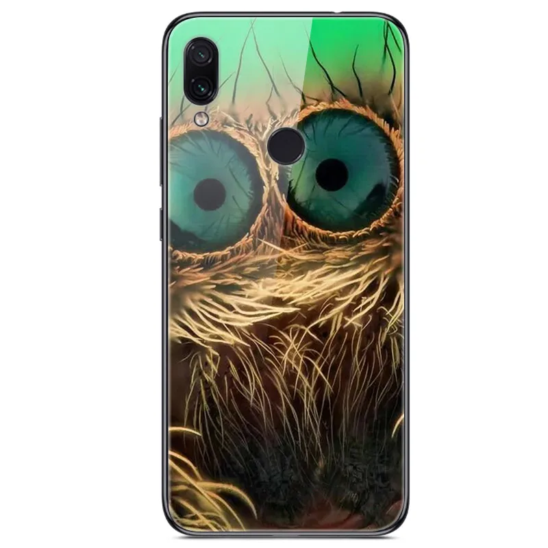 50 6,3 ''для xiaomi Redmi Note 7, чехол из закаленного стекла, мягкий бампер, 3D печать, чехол для xiaomi Redmi Note 7, Note7 Pro 7 S, чехол для телефона - Цвет: 50