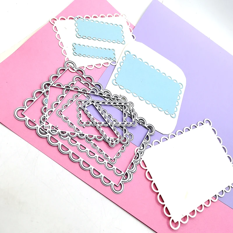 Julyarts 6 шт. круглые волнистые металлические Вырубные штампы 2019 для сделай сам