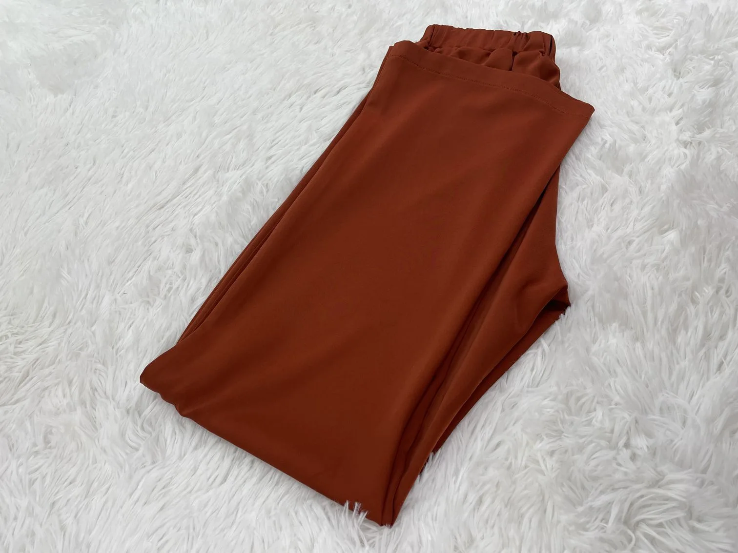 

New Silky Muslim Suits female Two-pieces Brown Glossy Tops +Pant Arabic Robes Longue Ensemble Femme Musulmane Sets With Belt W75