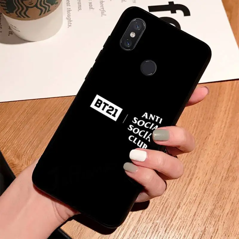 Новый черный чехол для мобильного телефона Xiaomi Redmi Note 4 4x5 6 7 8 pro S2 PLUS 6A PRO | Мобильные