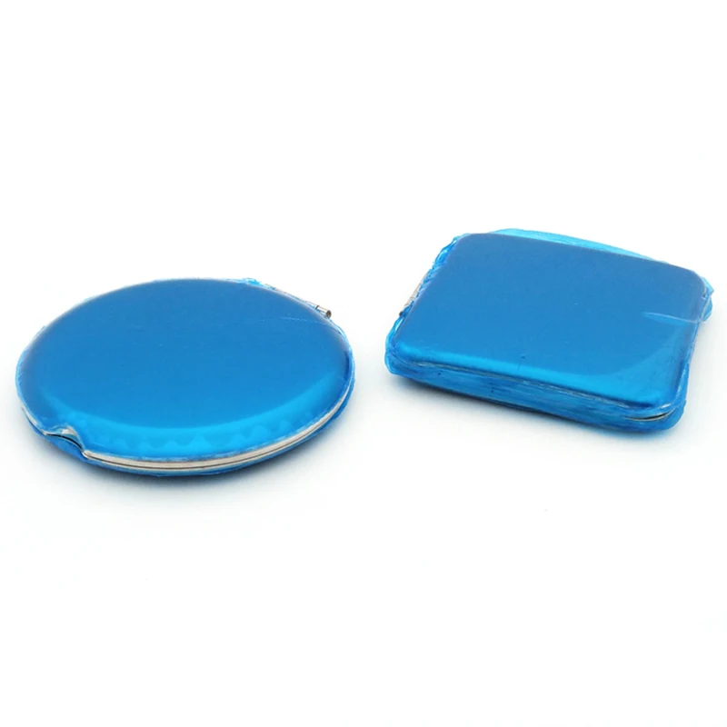 

1pcs Portable Women Stainless Steel Makeup Mirror Hand Pocket Folded-Side Cosmetic Make Up Mirror Small Various Shapes