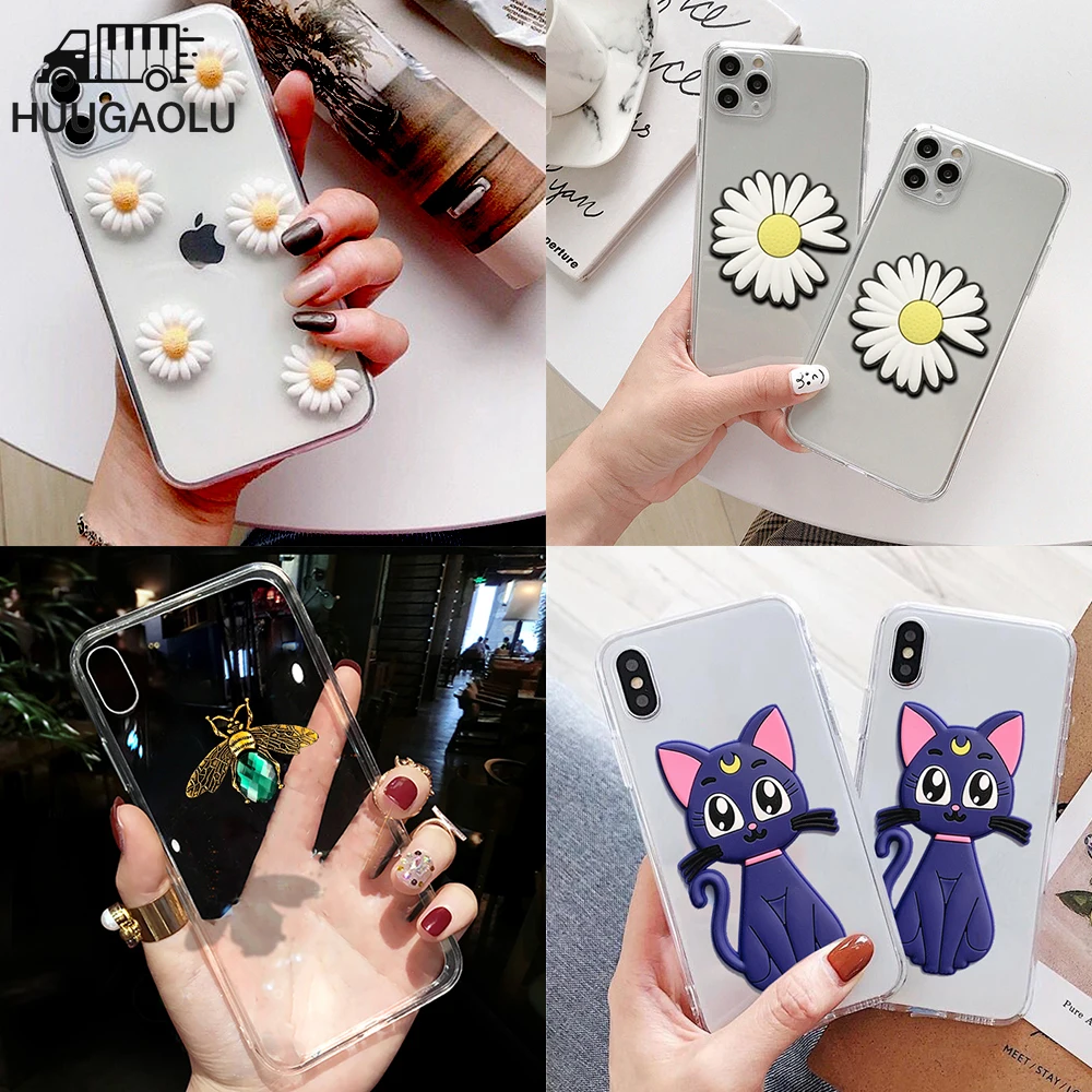 3D милый кот для Motorola Moto G8 G7 Plus G6 Play чехол силиконовый One Macro Action Zoom E5 E6Plus P40