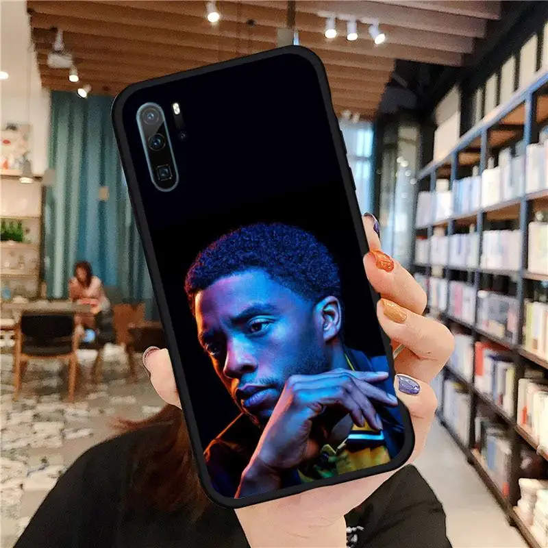 

Panther Superhero Chadwick Boseman Phone Case For Huawei P 40 30 20 lite pro smart 2019 honor 10 i lite 8x mate 20 pro nova 5t