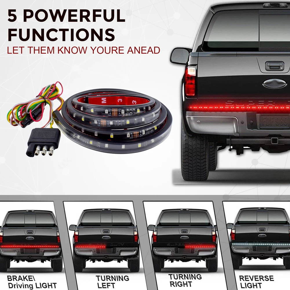 1 шт. 49 &quot60 дюймов гибкий светодиодный багажника светильник в полоску для детей