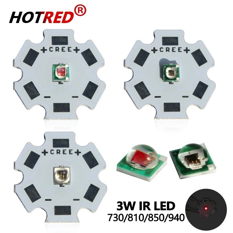 Светодиодный чип высокой мощности IR 3535 нм 3 Вт светодиодный ные бусины