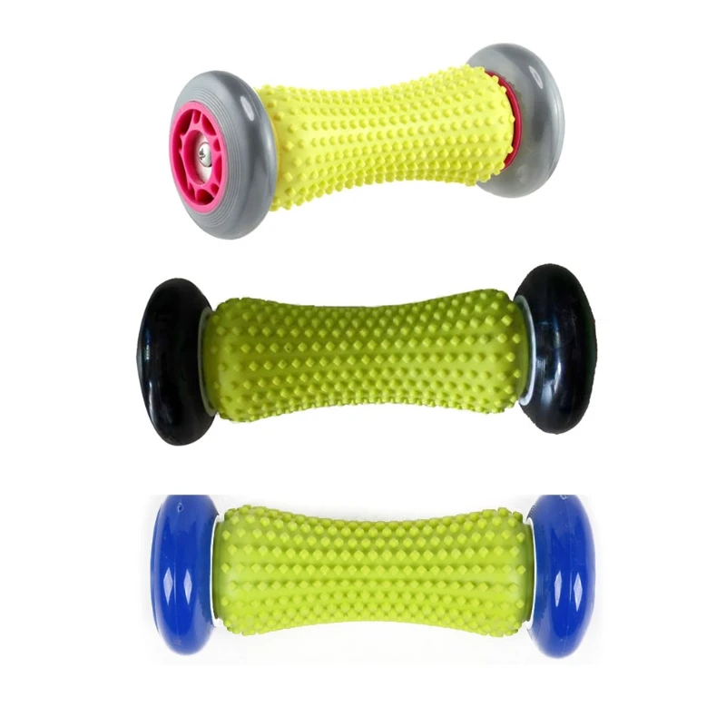 

Yoga Pain Relief Wheels Muscle Massage Roller Relaxation Massager Anti Cellulite QW