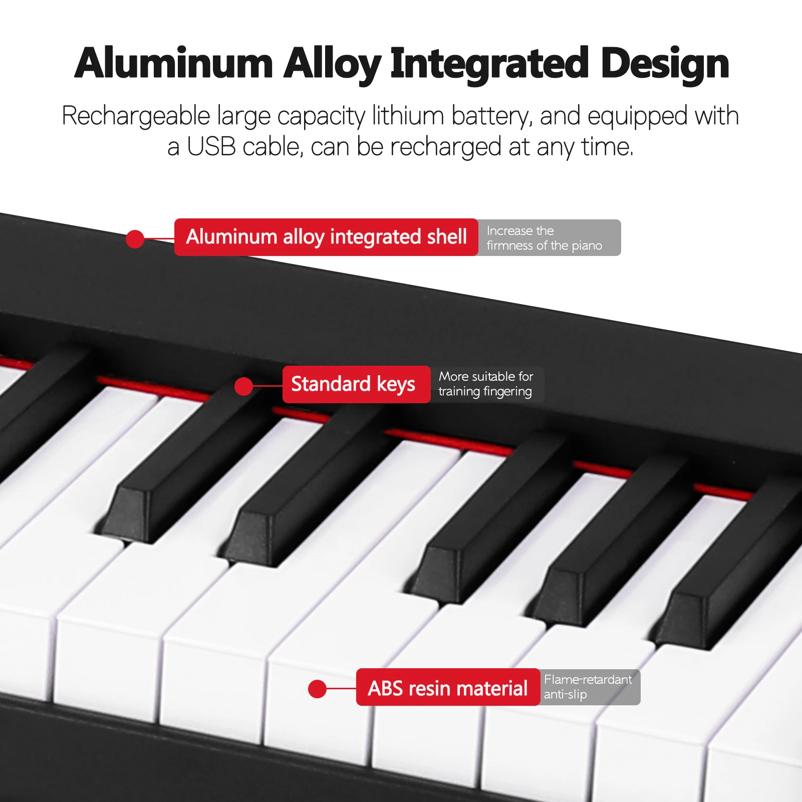 Цифровая Музыкальная электронная клавиатура 88 клавиш детское