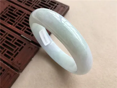 

Myanmar Jade Light 54-64mm Bracelet Elegant Princess Jewelry For Mom For Girlfriend
