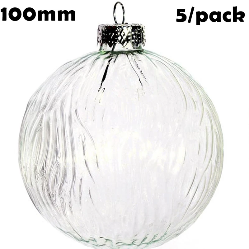 

Promotion - 5/Pack, DIY Paintable Christmas Decoration Ornament 80mm Glass Zebra Ball