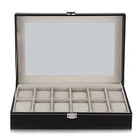 Чехол для часов, 12 ячеек, органайзер для хранения наручных часов