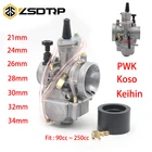 Двигатель ZSDTRP 2T4T, мотоциклетный карбюратор Keihin PWK, КАРБЮРАТОР 21, 24, 26, 28, 30, 32, 34 мм, с силовой струей
