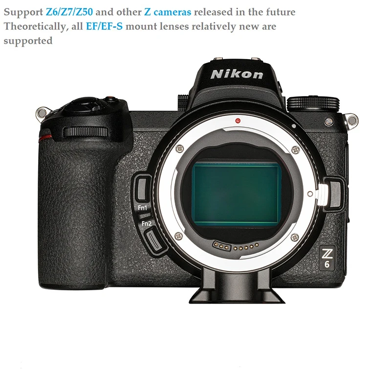 Адаптер для крепления объектива Nikon Z Cam Z5/Z7/Z50 адаптирующий EF/фотообъектив fr.