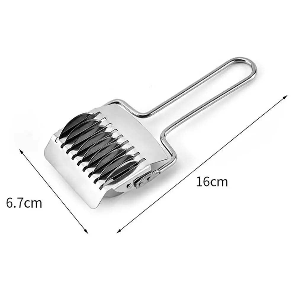

60%Hot Sale Stainless Steel Manual Noodle Cutter New Kitchen Convenient Spaghetti Nnoodle Machine Roll Dough Cutter Kitchen Tool