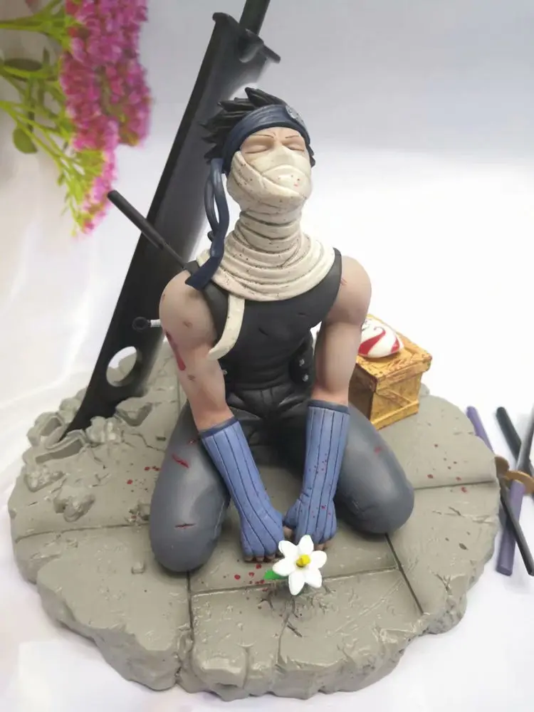 JP Аниме Наруто GK фигурка Momochi Zabuza Hatake kakahi Ghost Cut Broadsword Нирвана гром ПВХ Коллекция
