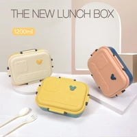 japanese style kitchen children school kids cheese microwave lunch box portable healthy bento box leakproof food container