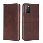 Чехол-книжка для Xiaomi Poco M3, X3, Mi 11, 10, 9, 8, 10T Lite, 10S, с магнитами