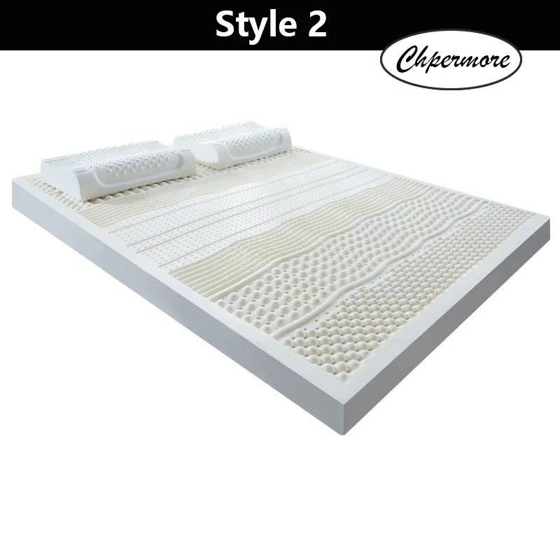 

New Bedroom Natural Latex Mattress High Quality Slow Rebound Mattress Household Bedding Breathable Soft and Lined Sleeping Pad