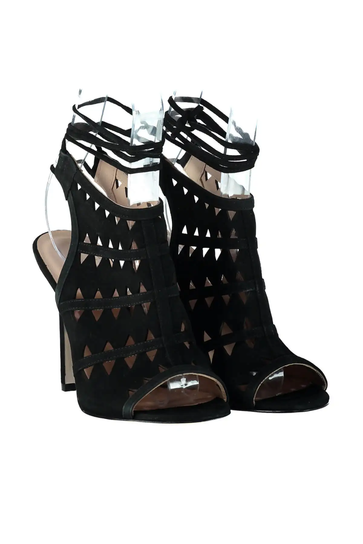 Черные женские классические туфли на высоком каблуке с жемчугом 120130001333 | Обувь