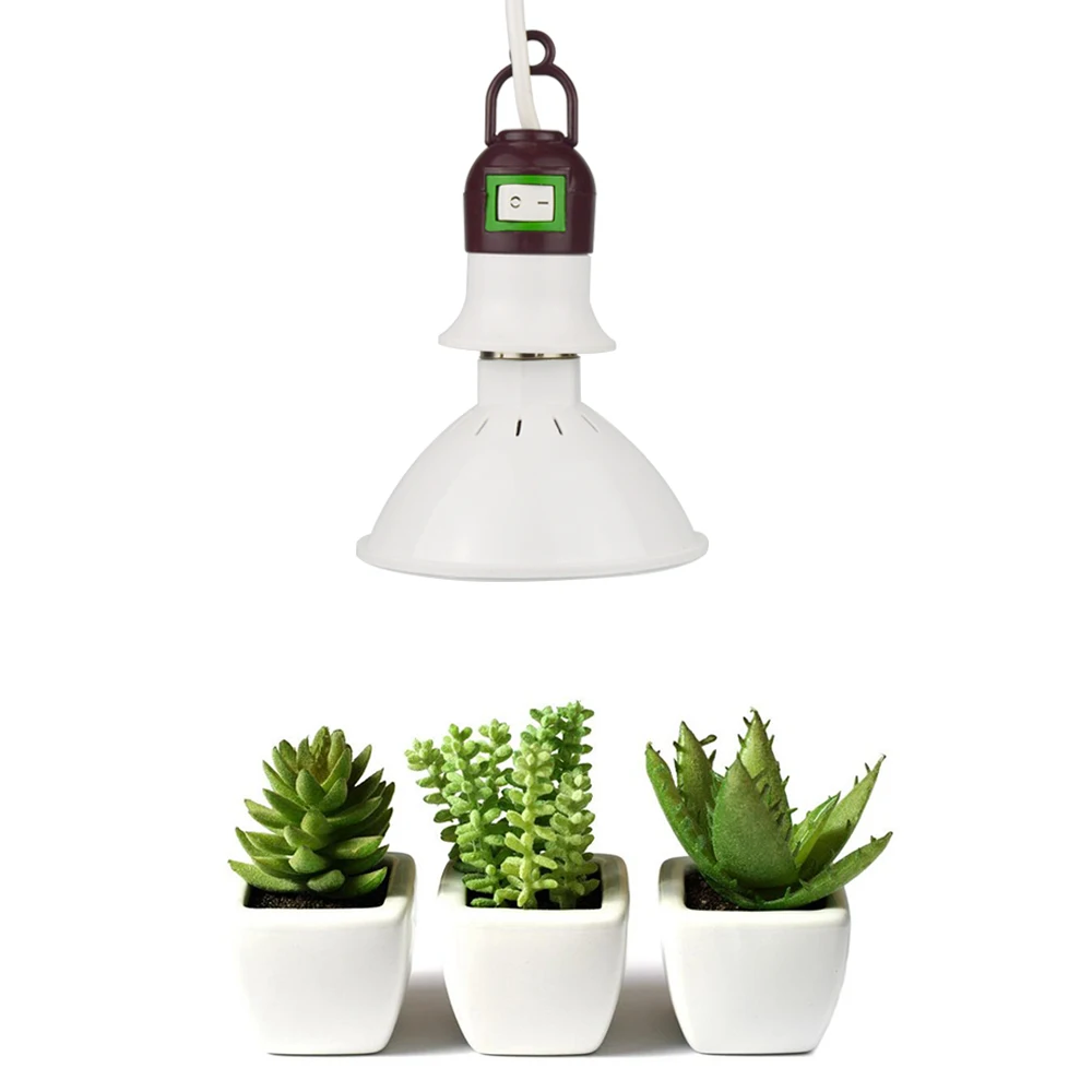 Фитолампа Full Spectrum 20W LED Grow Lamp E27 светильник для растений с красными и синими светодиодами для роста растений и цветов. - Фото №1