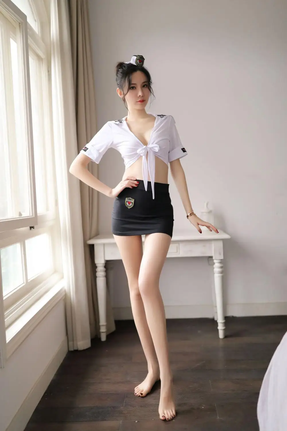 

Adult Woman Erotic Flight Attendant Costumes Uniform Sexy Flight Attendant Woman Cosplay Costume Temptation Suit