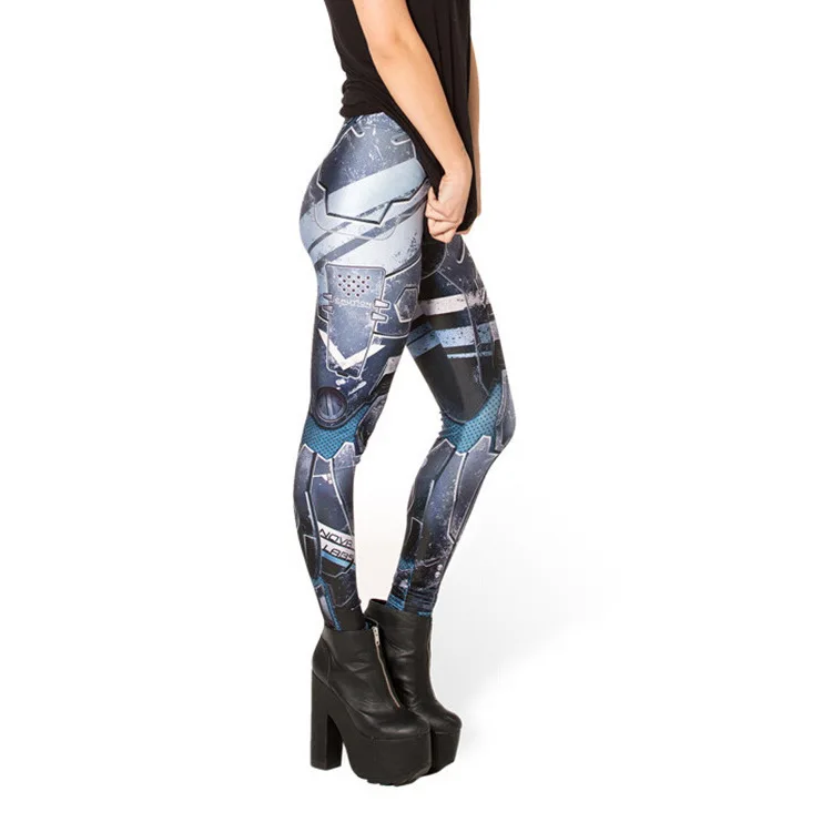 Bottom pants for women in autumn and winter 3D digital printing sexy leggings |