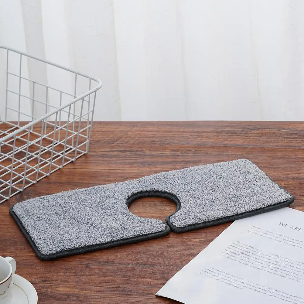 

Faucet Wraparound Splash Catcher Absorbent Mat Dish Drying Pads for Kitchen Bathroom Rv Counter Sink Water Faucet Absorbent S4M5