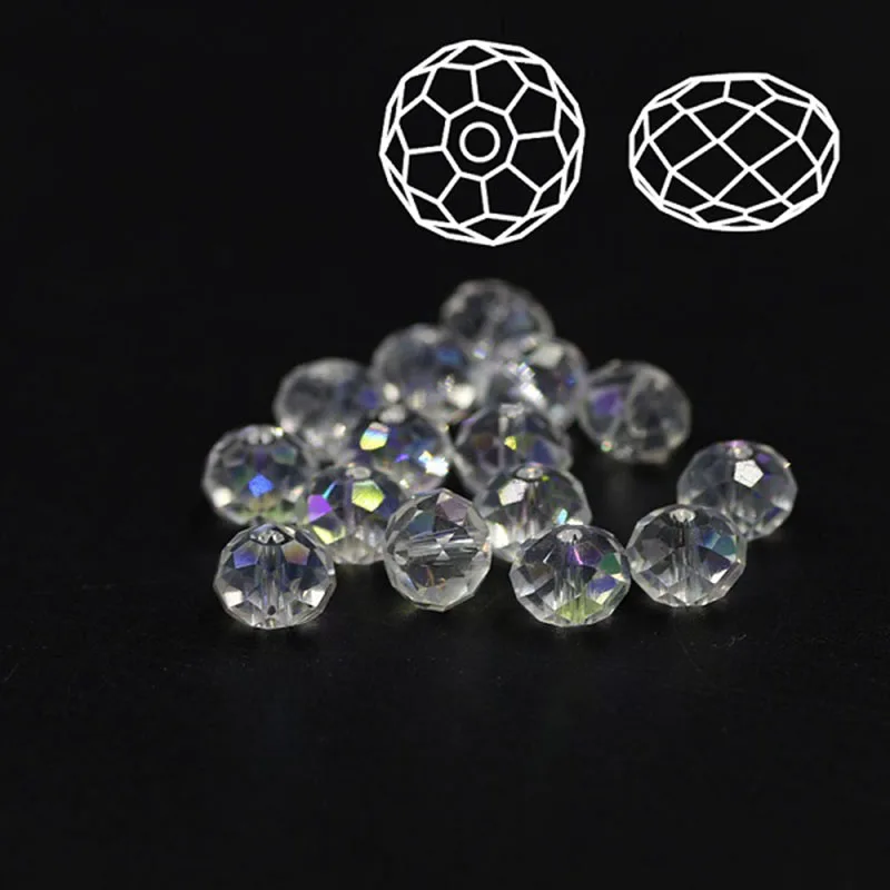 Бусины стеклянные для изготовления ювелирных изделий 4 мм 500 шт. | Украшения и