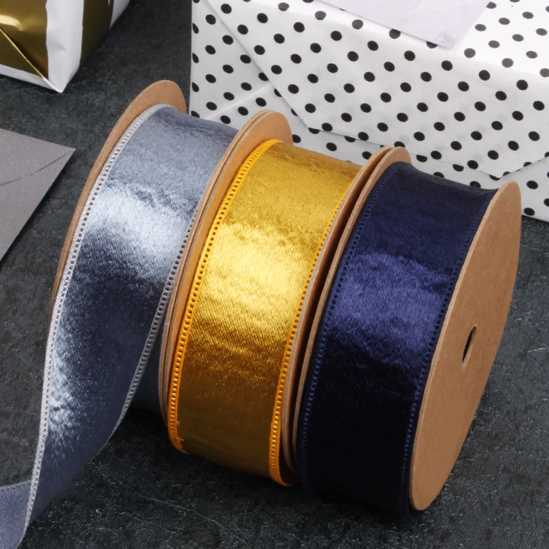 Металлическая фольга печатная лента искусственный шелк ленты 1 дюймов Высокое