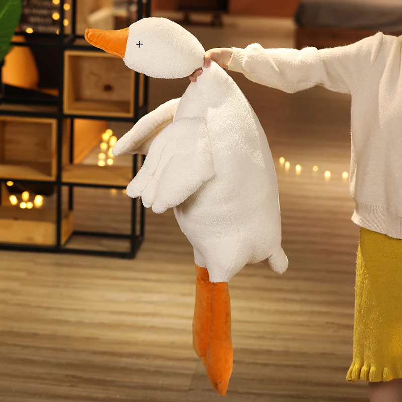 

1pc 120CM Soft Big Goose Plush Toy Stuffed Baby Accompanying Dolls Comfort Appease Pillow Toy For Children Girls Birthfay Gifts