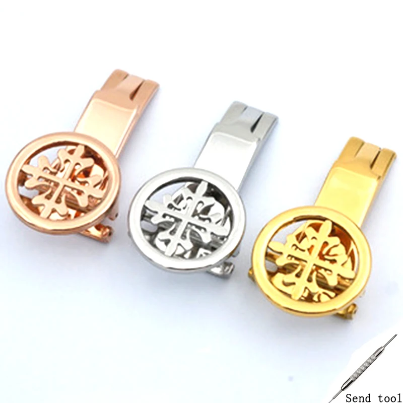 Аксессуары для часов Patek Philips пряжка складная Пряжка водонепроницаемая из