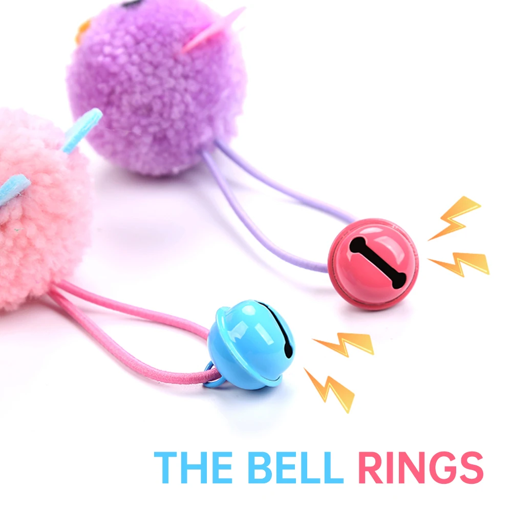 Кошачьи интерактивные игрушки плюшевая Меховая игрушка подвижная мышь форма