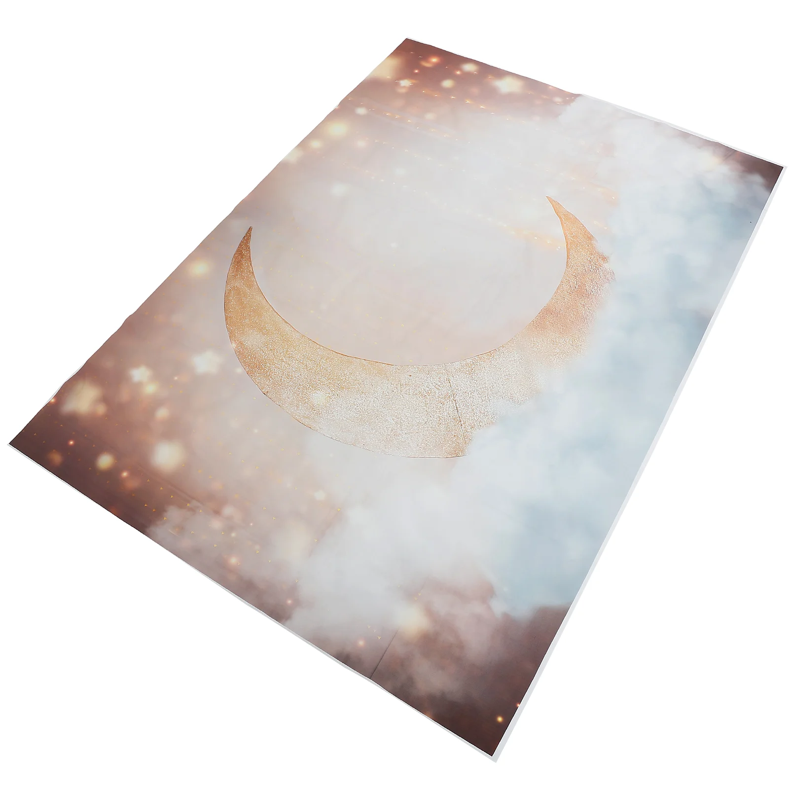 

1 шт. фон в виде Луны тканевый Декор тканевый Фон сцена фотографии принадлежности