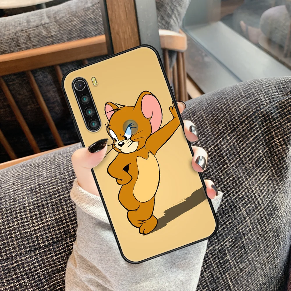 

Cartoon Cat Tom and mouse Jerry Phone Case Cover Hull For XIAOMI Redmi 7 7a 8 8a 9 9a NOTE 6 7 8 8t 9 9s Pro Max 4X black
