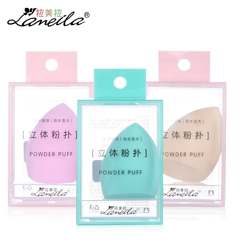 

Hydrophilic Polyurethane Gourd Makeup Boxed Oblique Head Bubble Water Larger Water Droplet Cosmetic Egg A80001