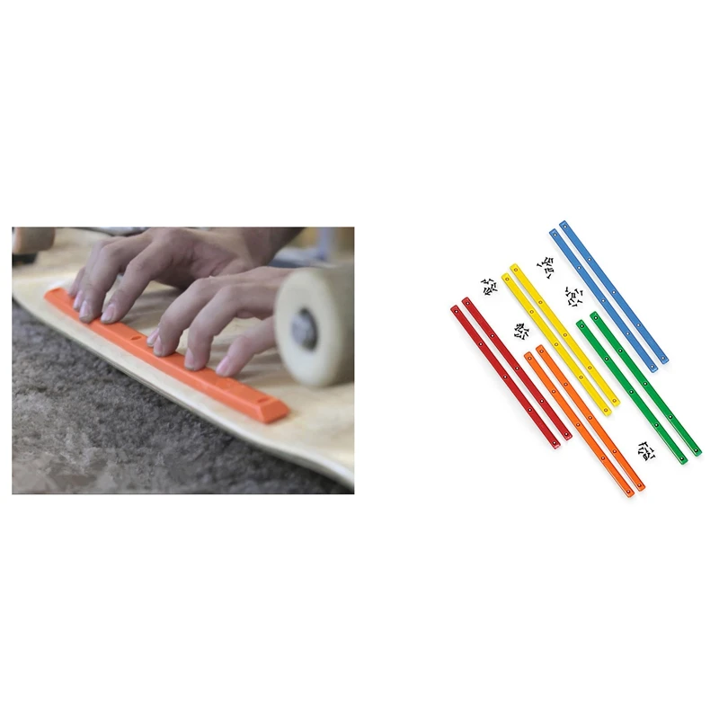 2 пары ремешков для скйейтборда защита края с крепежными винтами аксессуары