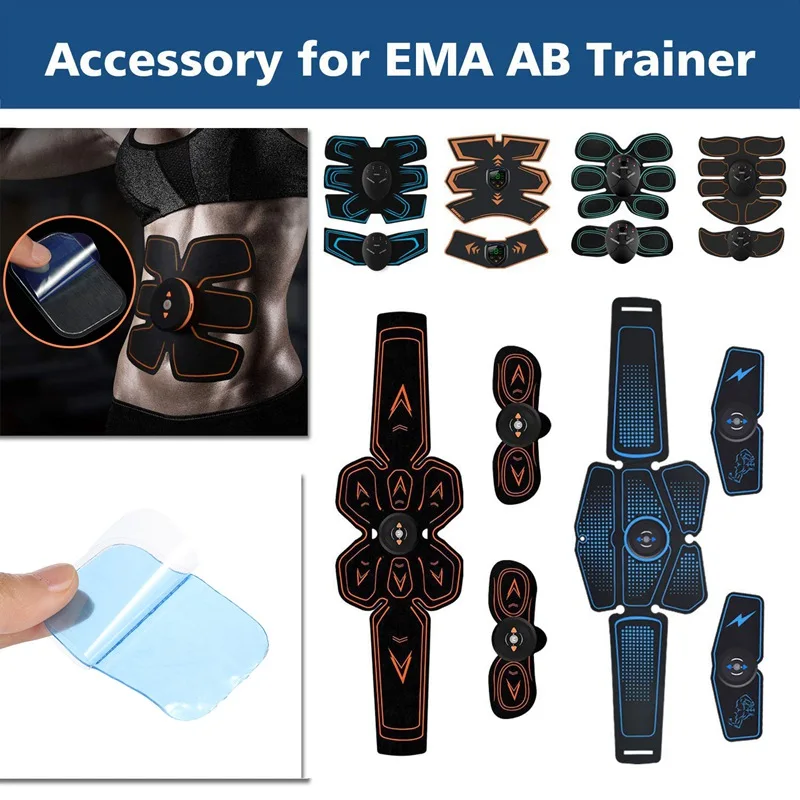 

24 Bags EMS Gel Pads 48 Pcs Gel Pads For EMS Abdominal Trainer Muscle Stimulator Exerciser Slimming Machine Accessories
