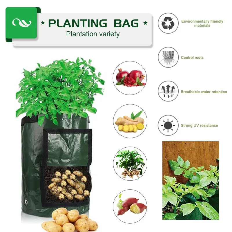 Полиэтиленовый мешок для посадки картофеля выращивания томатов овощей растений