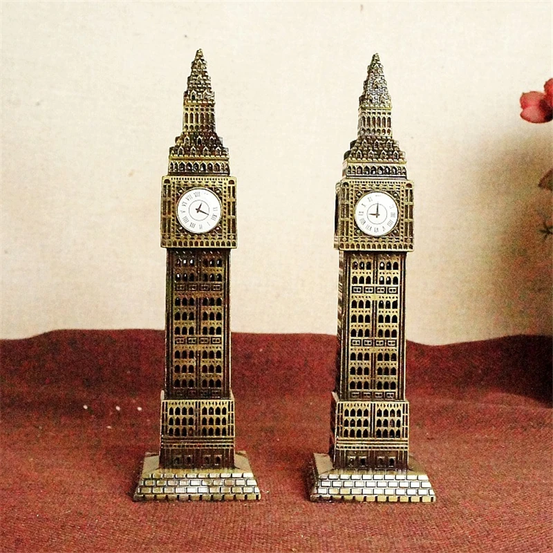 Часы Big Ben YWSM09C модель из сплава для домашнего декора|Статуэтки и миниатюры| |
