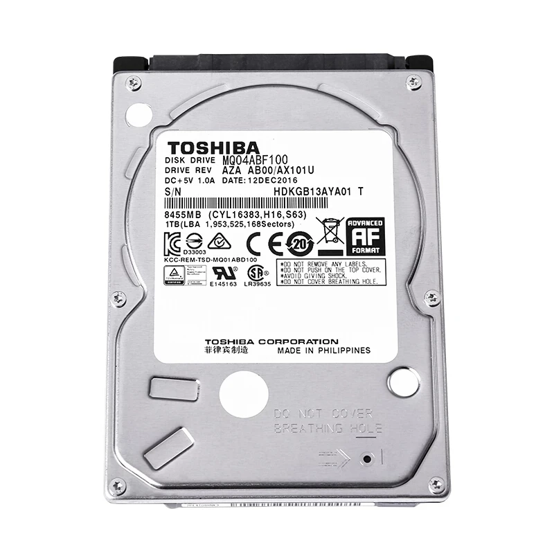 Toshiba/Seagate/WD 1TB HDD Laptop 2.5 SATA III HD Notebook  1T  Internal Hard Drive Disk 2.5  HDD Internal 5400 RPM SATA3