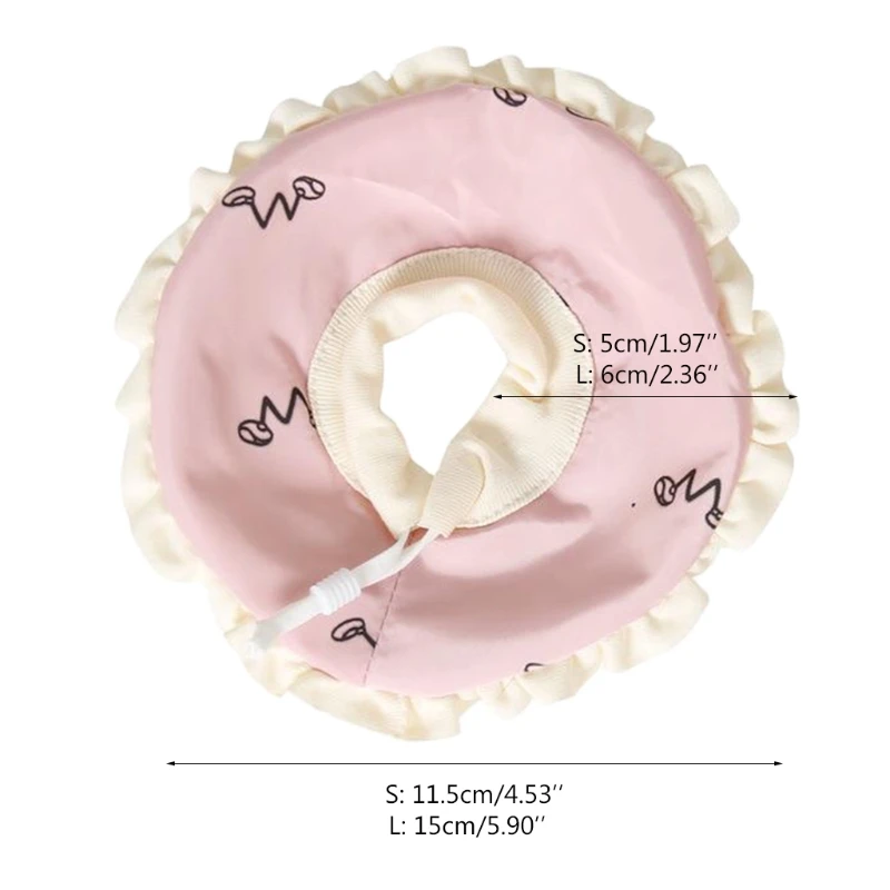

Hamster Protection Cone Neck Recovery Collar Anti-Bite Sratch After Injury for Small Animal Elizabethan Collar Cute Lovely