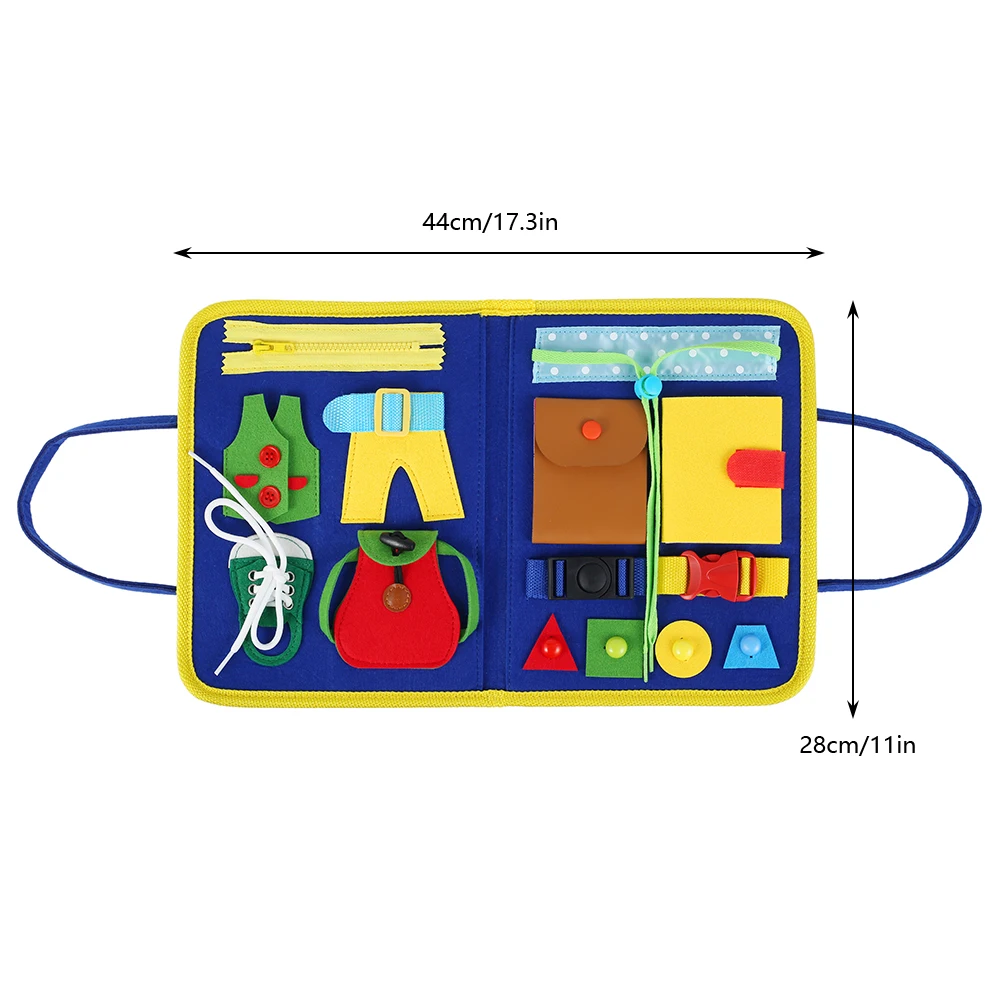 

2020 Montessori Toy Essential Educational Sensory Busy Board For Toddlers Ntelligence Development Preschool Kids Educational Toy