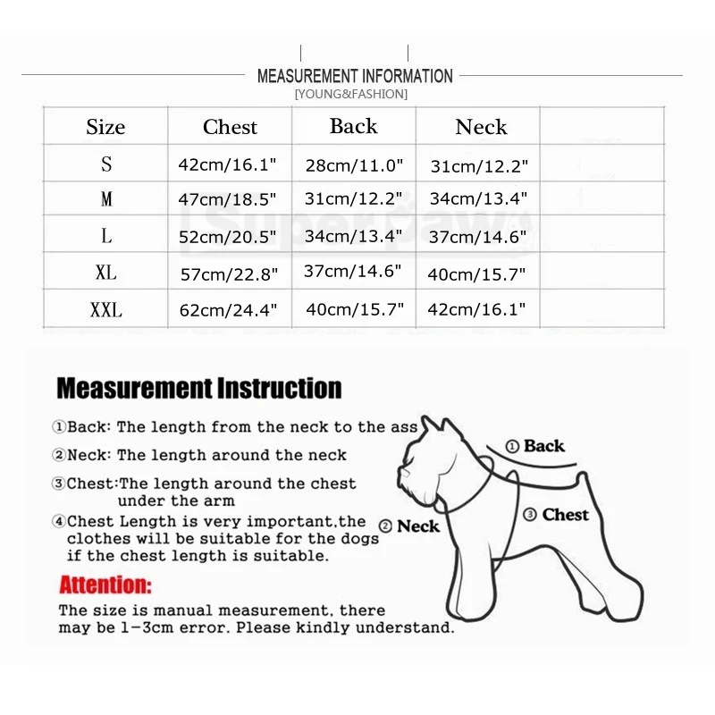 

Fashion Dog Down Jacket Wear Dogs Puppy Snowsuit Winter Warm Clothing Sweater Schnauzer French Bulldog Pug Hoodie Coat YHC44