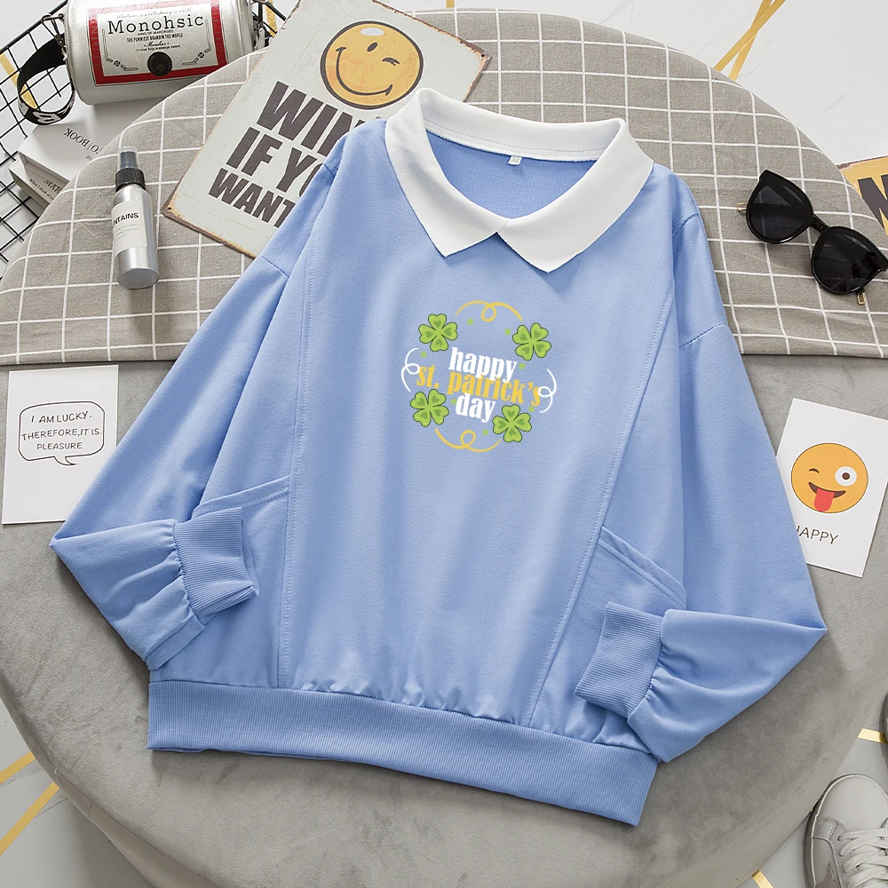 Women Hoodies Sweatshirts Full Sleeve Oversized Turn-down Collar Sweatshirt Autumn Letter Printed Cotton Streetwear Sweetshirts